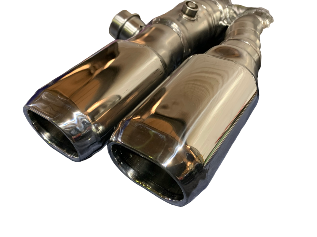 Maserati 4200 Gransport 2004-2006 valved OEM Silencers Modified and Polished for a better sound