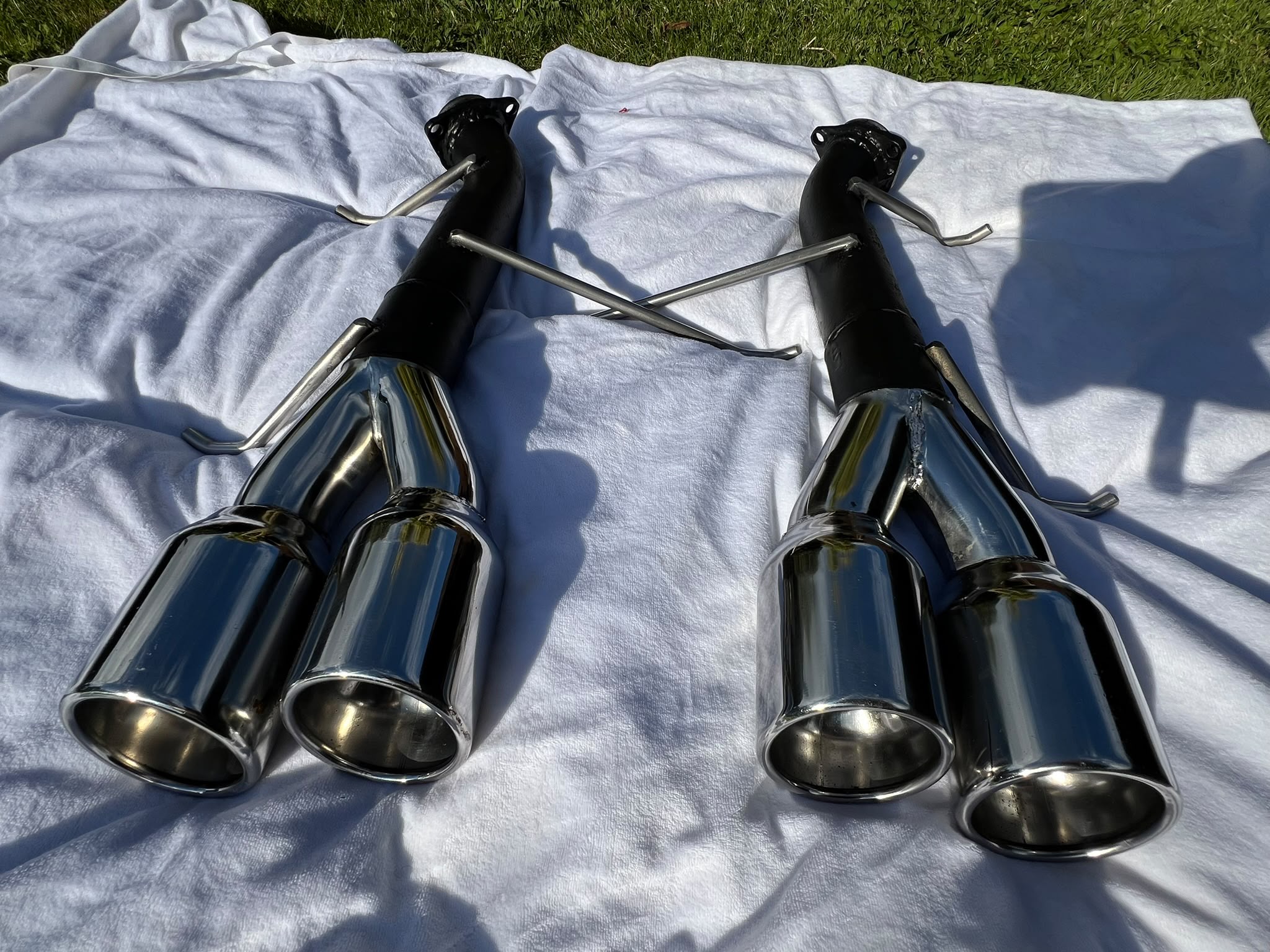MASERATI 3200 Rear Silencer Back Box Exhaust Delete Tail Pipes (Refurbished). - Image 2