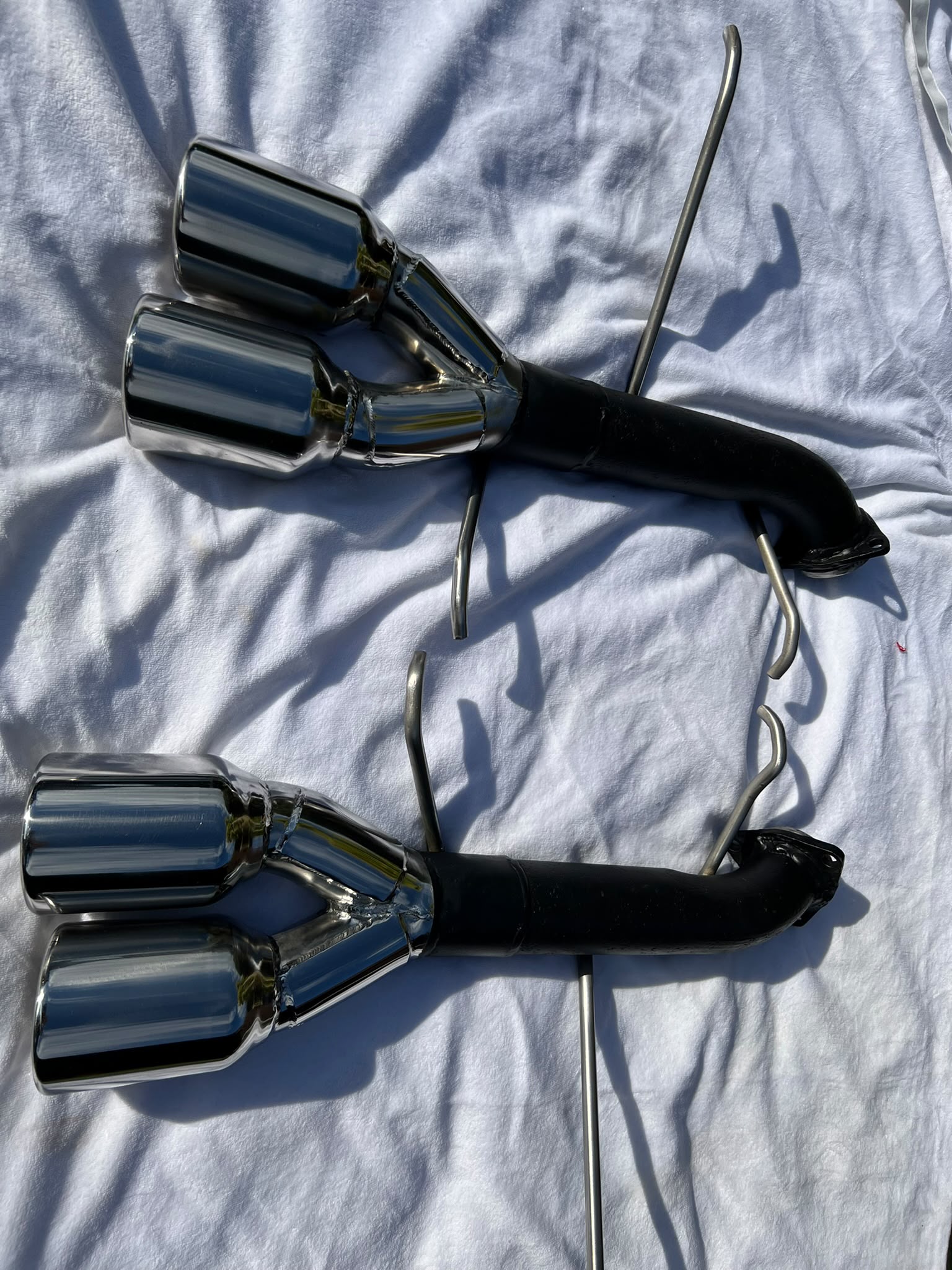 MASERATI 3200 Rear Silencer Back Box Exhaust Delete Tail Pipes (Refurbished). - Image 5
